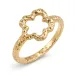 blomst ring i forgylt messing - Eliné