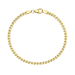 BNH panserarmbånd i forgylt sølv 17 cm x 2,7 mm