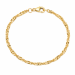 BNH singapore armbånd i 14 karat gull 18,5 cm x 2,3 mm