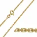 BNH Anker facet armbånd i 8 karat 17 cm x 1,8 mm