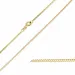 BNH panserhalskjede i 14 karat gull 45 cm x 1,3 mm