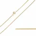 BNH slangehalskjede i 14 karat gull 60 cm x 0,9 mm