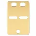 ID-plate i 14 karat gull