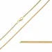 BNH slangehalskjede i 8 karat 50 cm x 1,2 mm