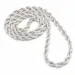 BNH cordel kjede i sølv 60 cm x 4,5 mm