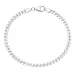 BNH panserarmbånd i sølv 18,5 cm x 4,0 mm