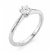 lab grown diamant solitairering i sølv