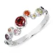 multifarget zirkon ring i sølv - Bubbly Twist