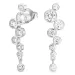 zirkon øredobber i sølv - Bubbly Sparkle