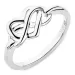 infinity ring i sølv - Amoré