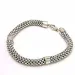Armbånd i oksidert sterlingsølv 22,0 cm x 7,0 mm