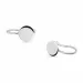 runde ear cuff i sølv