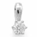 0,30 ct lab grown diamant solitaireanheng i 14 karat hvitt gull 0,30 ct