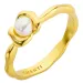 perle ring i forgylt messing - Eliné