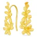 blomst øredobber i forgylt messing - Eliné