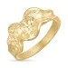 ring i forgylt messing - Lumé Etched