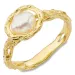 perle ring i forgylt messing - Eliné