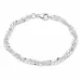 Bnh singapore armbånd i sølv 21 cm x 4,7 mm