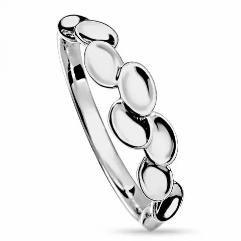 strukturert fingerring i sølv