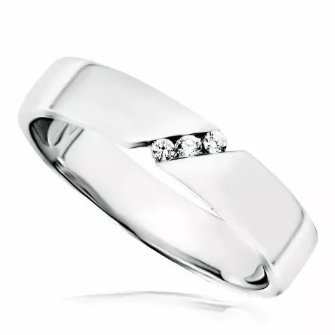 Glatt  sølv ring i sølv