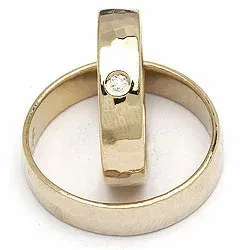 Gifteringer fra rs of scandinavia i 8 karat gull 0,02 ct