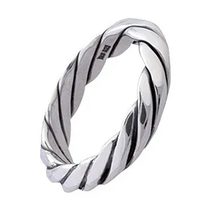 RS of Scandinavia ring i oksidert sterlingsølv