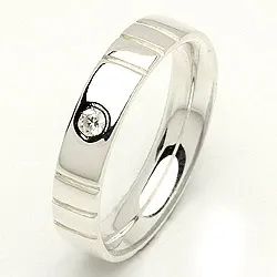 Giftering fra rs of scandinavia i sølv