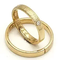 Gifteringer fra rs of scandinavia i gull 0,02 ct