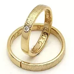 Gifteringer fra rs of scandinavia i gull 0,02 ct