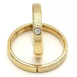 Gifteringer fra rs of scandinavia i gull 0,02 ct