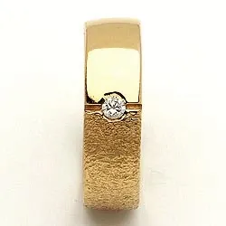 Giftering fra rs of scandinavia i 8 karat gull 0,03 ct
