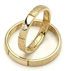 Gifteringer fra rs of scandinavia i 8 karat gull 0,02 ct