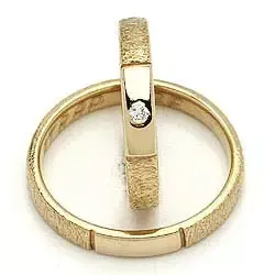 Gifteringer fra rs of scandinavia i 8 karat gull 0,02 ct