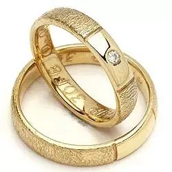Gifteringer fra rs of scandinavia i 8 karat gull 0,02 ct