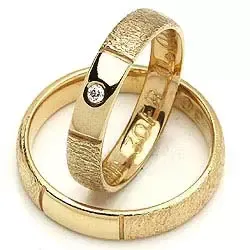Gifteringer fra rs of scandinavia i 8 karat gull 0,02 ct