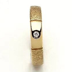 Giftering fra rs of scandinavia i 8 karat gull 0,02 ct