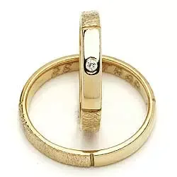 Gifteringer fra rs of scandinavia i 8 karat gull 0,02 ct