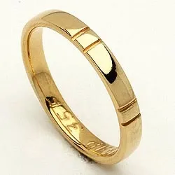 Giftering fra rs of scandinavia i 8 karat gull