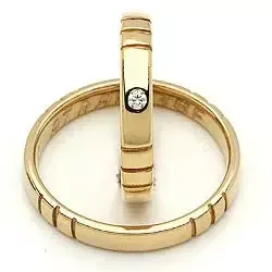 Gifteringer fra rs of scandinavia i 8 karat gull 0,02 ct