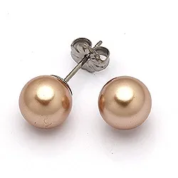 8 mm Blomdahl runde øredobber i titanium