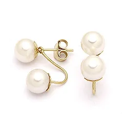 NORDAHL ANDERSEN øredobber i forgylt sølv