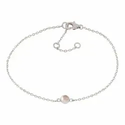 NORDAHL ANDERSEN Sweets kvarts armbånd i sølv rosa kvarts