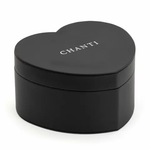 CHANTI Hjerte smykkeskrin smykkeskrin i kunstskinn