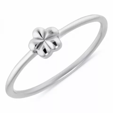 Simple Rings blomst ring i sølv