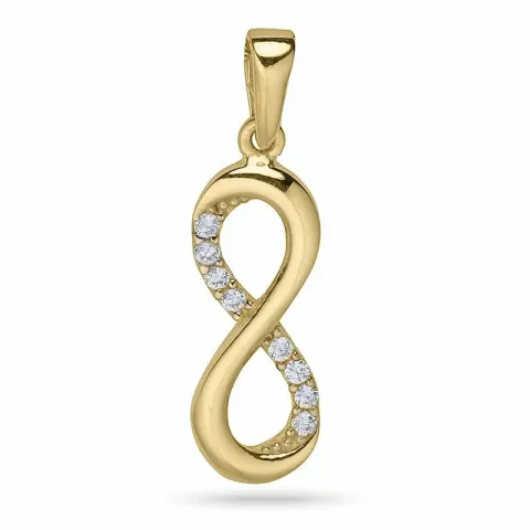 Uendelighets anheng i 9 karat gull