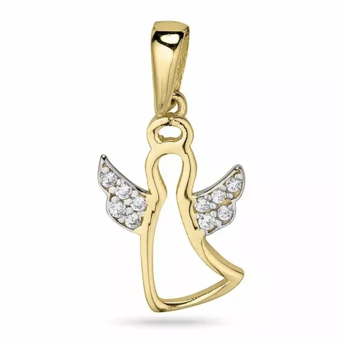 Engel anheng i 9 karat gull