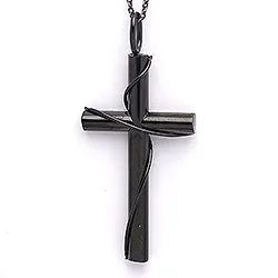 kors anheng i svart stål