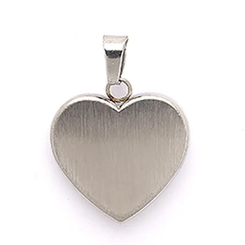 Hard Steel hjerte anheng i stål