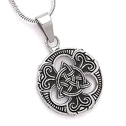 Lille Hard Steel treenighet anheng i stål