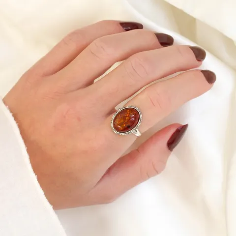 rav ring i sølv